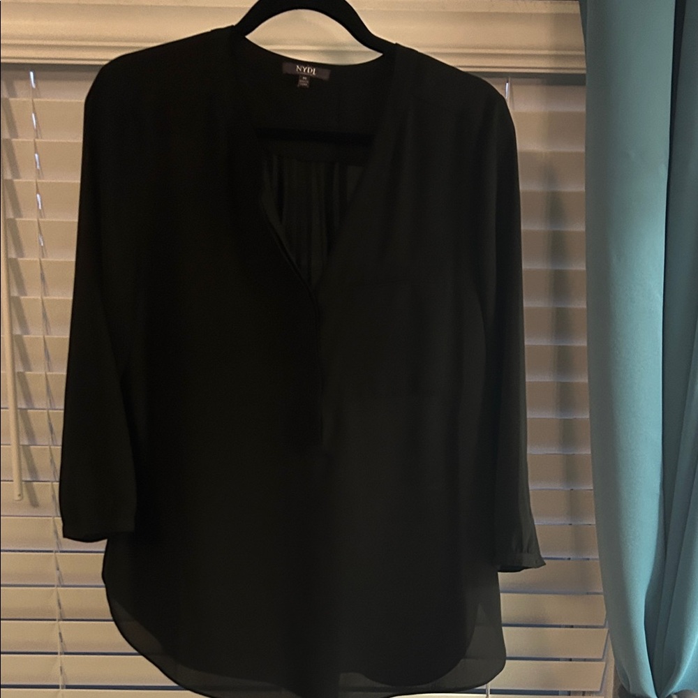 NYDJ Elegant Black Women's Blouse